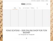 Tablet Screenshot of fonsscatens.de